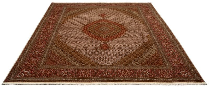 Perserteppich Täbriz 254 x 347 cm Schurwolle Seide handgeknüpft