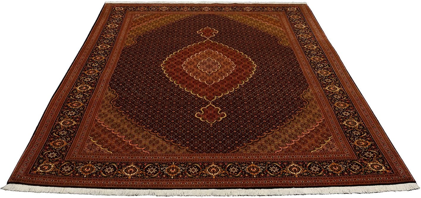 Perserteppich Täbriz 210 x 297 cm Schurwolle Seide handgeknüpft