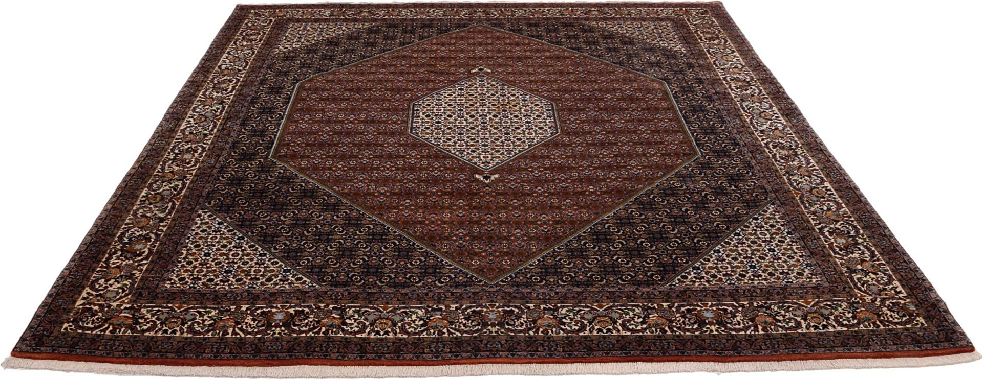 Perserteppich Bidjar 350 x 255 cm Schurwolle handgeknüpft robust