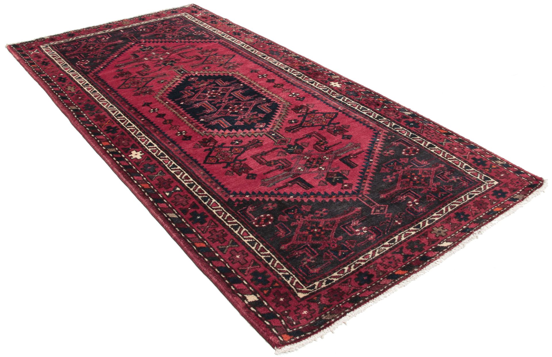 Perserteppich Isfahan 105 x 212 cm Schurwolle handgeknüpft