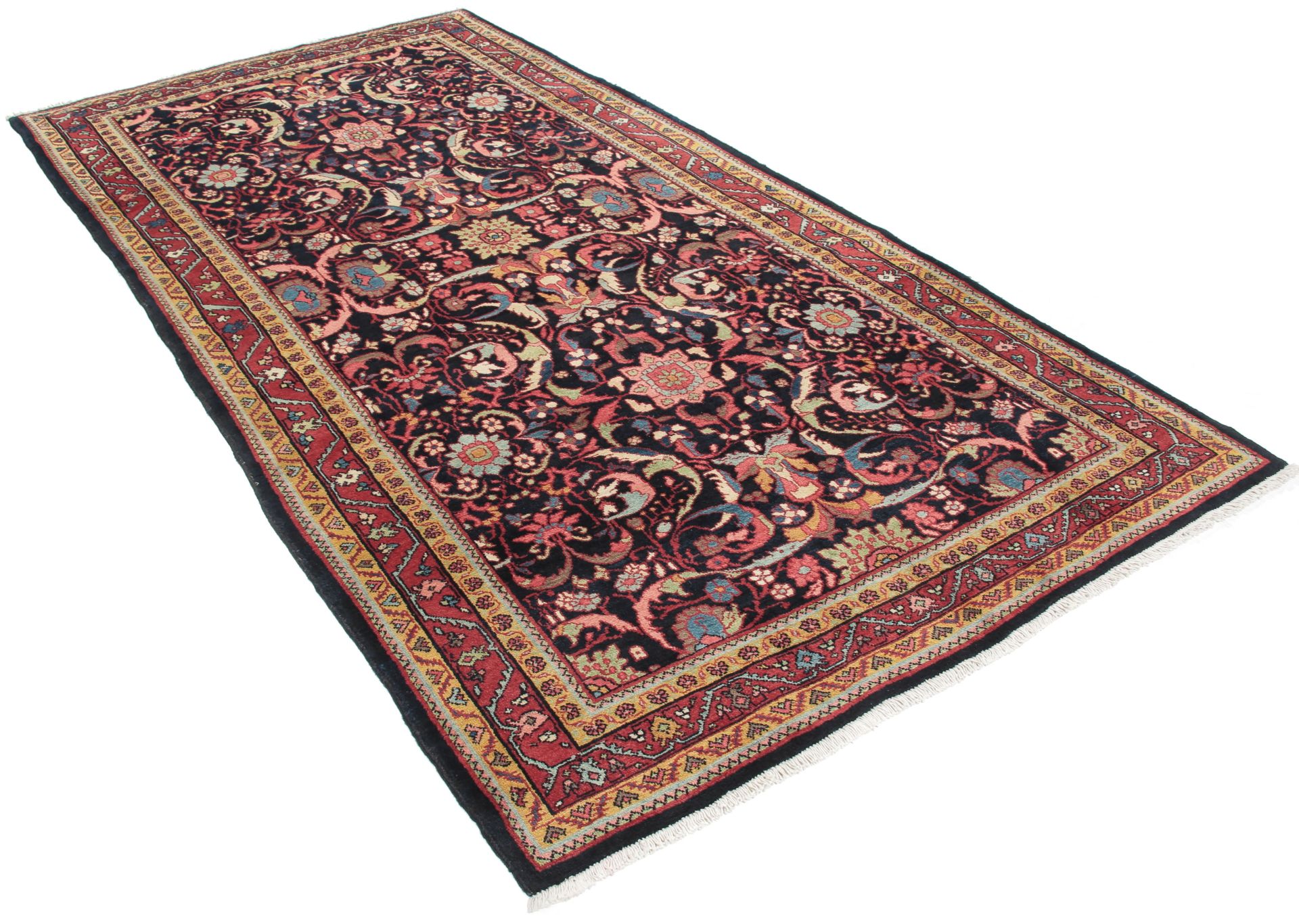 Perserteppich Sarough 153 x 315 cm Schurwolle handgeknüpft
