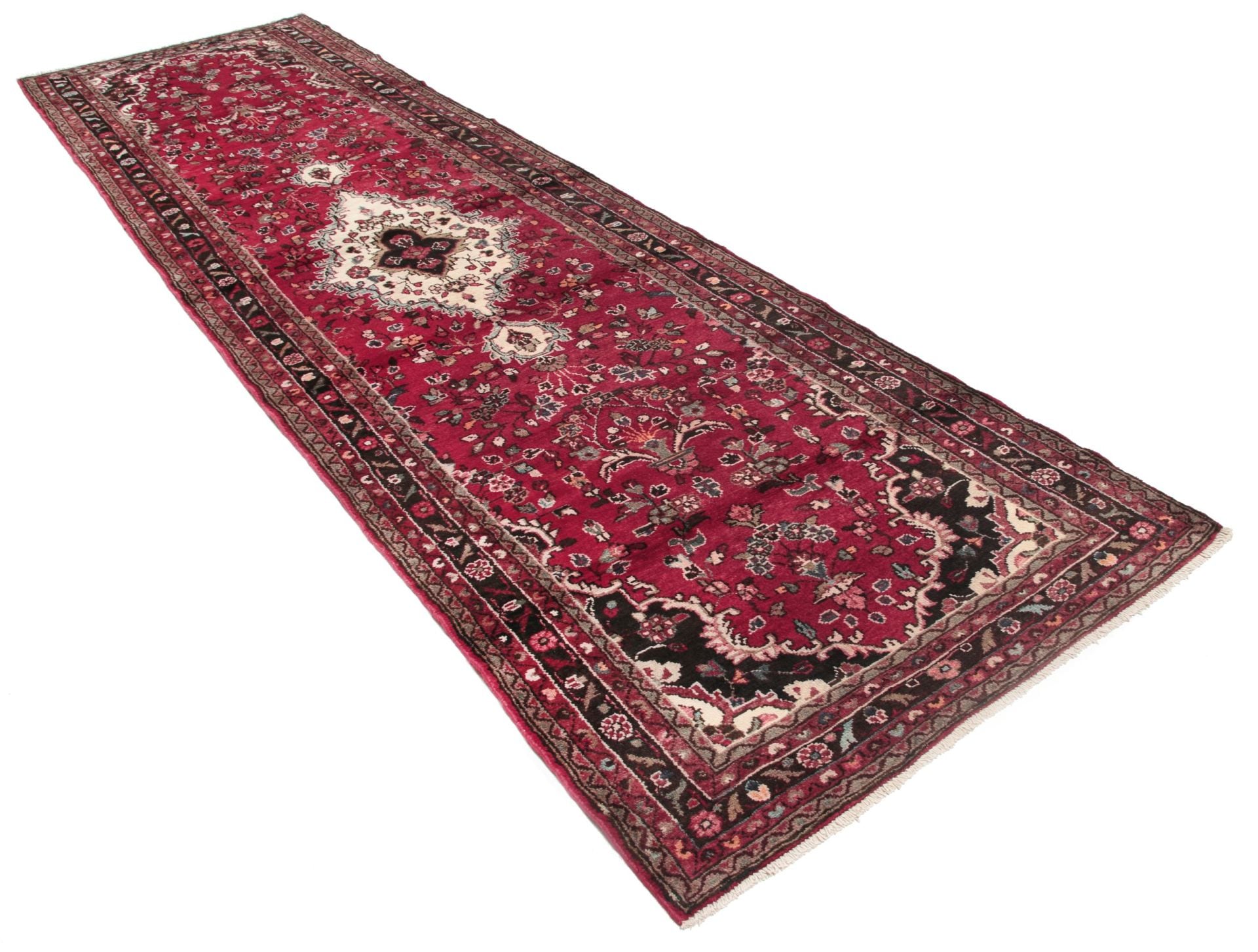Perserteppich Hamadan 102 x 380 cm Schurwolle handgeknüpft