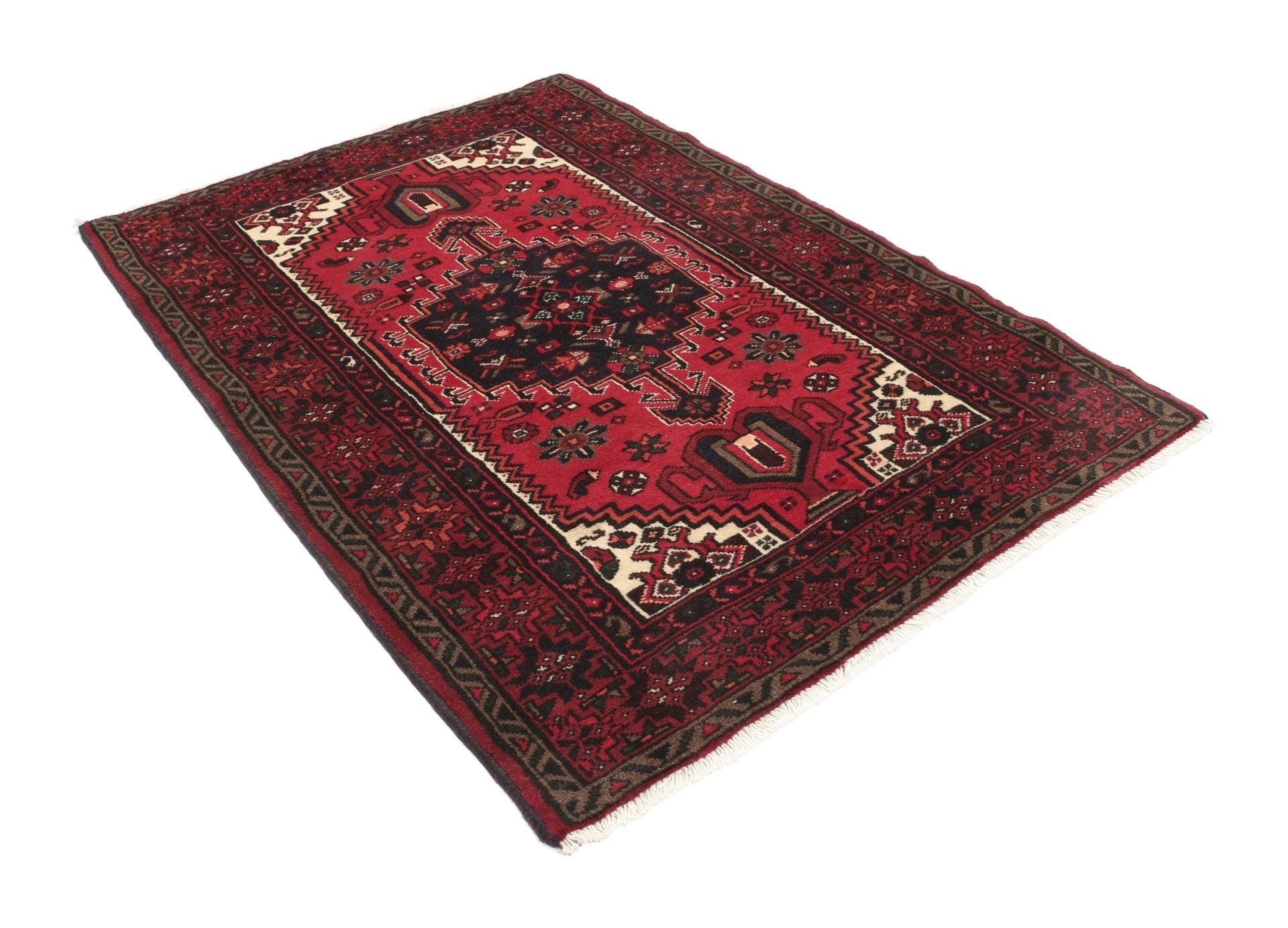 Perserteppich Hamedan 105 x 150 cm Schurwolle handgeknüpft