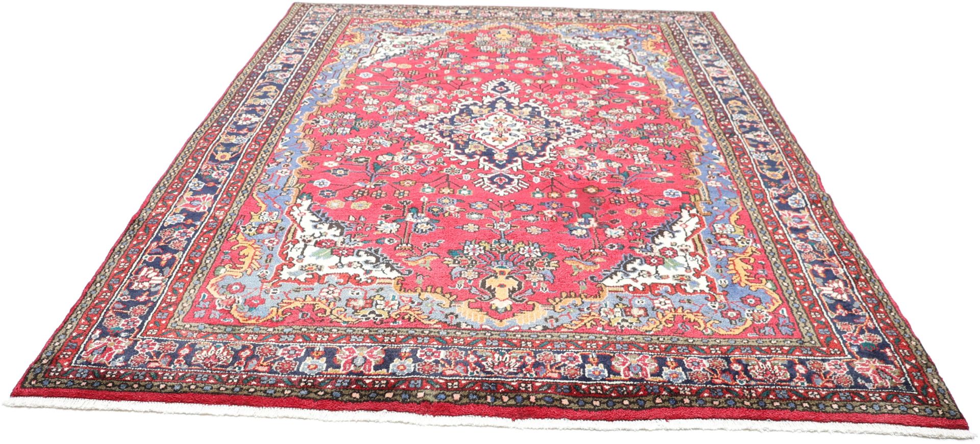 Perserteppich Hamadan 207 x 280 cm Schurwolle handgeknüpft