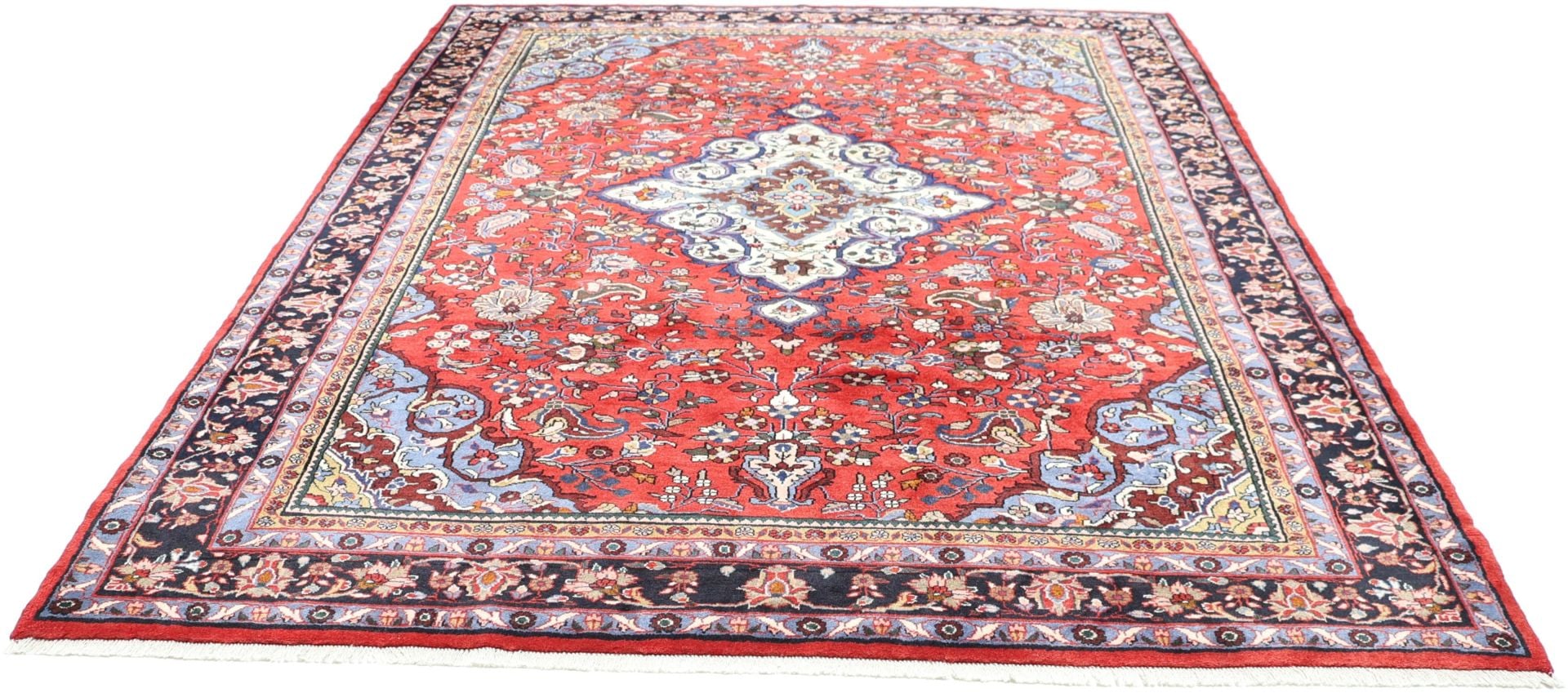 Perserteppich Hamadan 209 x 266 cm Schurwolle handgeknüpft
