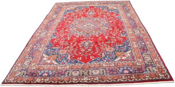 Perserteppich Mashad 197 x 308 cm Schurwolle handgeknüpft