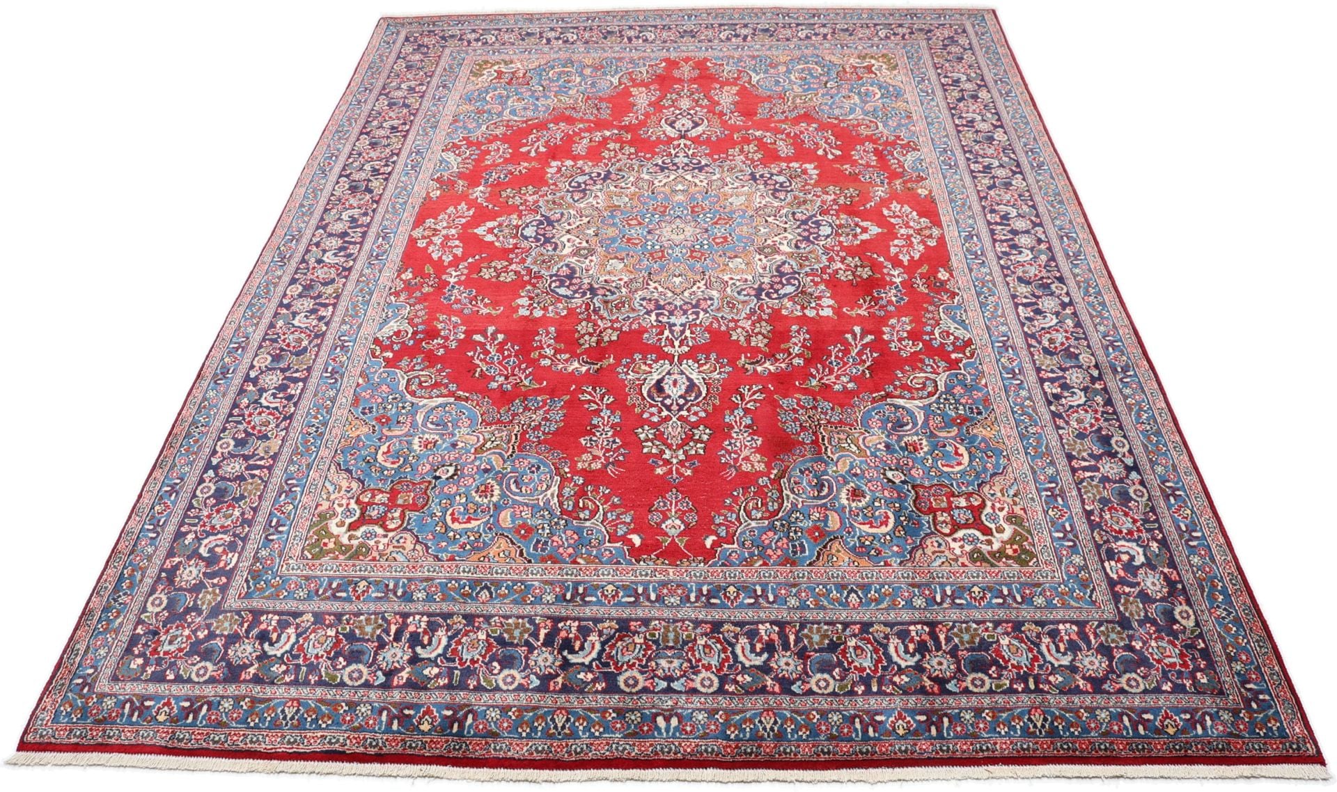 Perserteppich Mashad 244 x 336 cm Schurwolle handgeknüpft