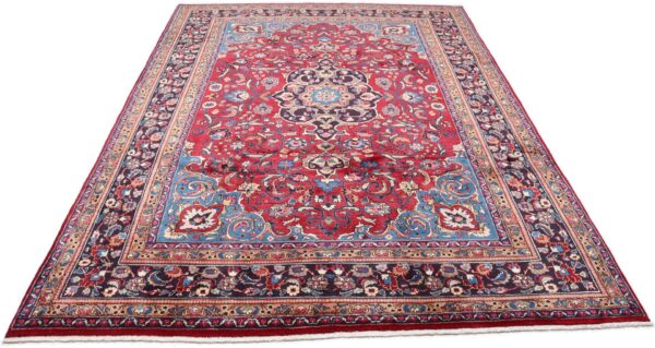 Perserteppich Mashad 245 x 345 cm Schurwolle handgeknüpft