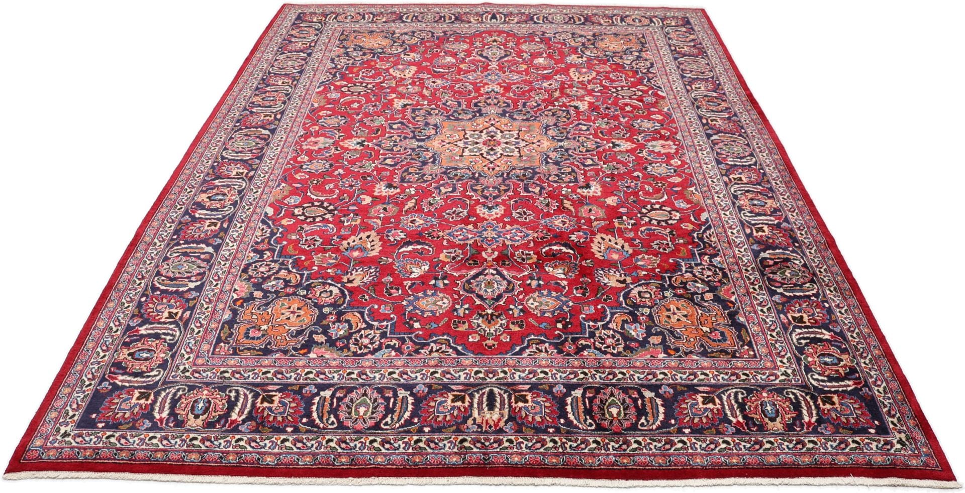 Perserteppich Mashad 254 x 340 cm Schurwolle handgeknüpft