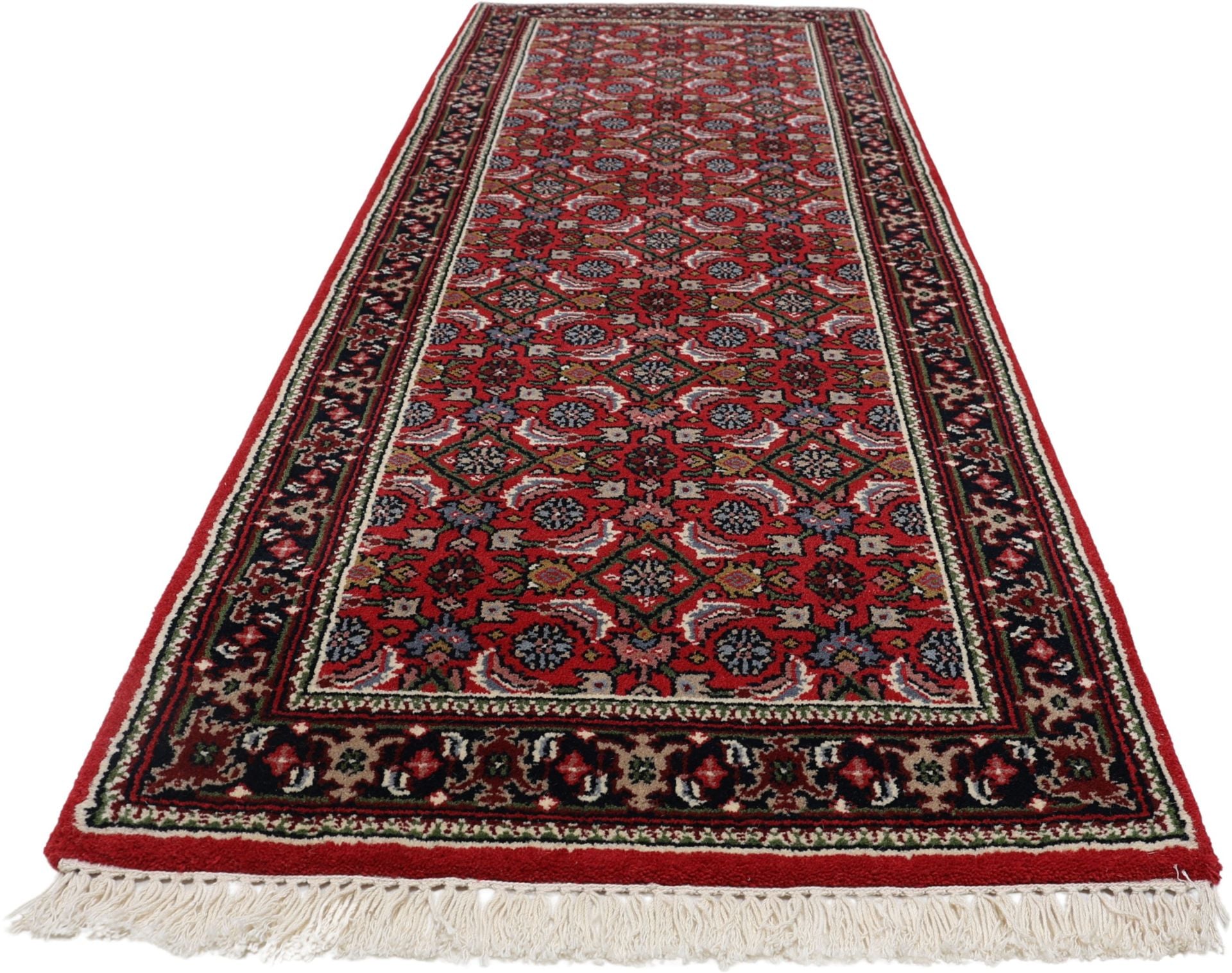 Orientteppich Bidjar 73 x 196 cm Schurwolle handgeknüpft robust
