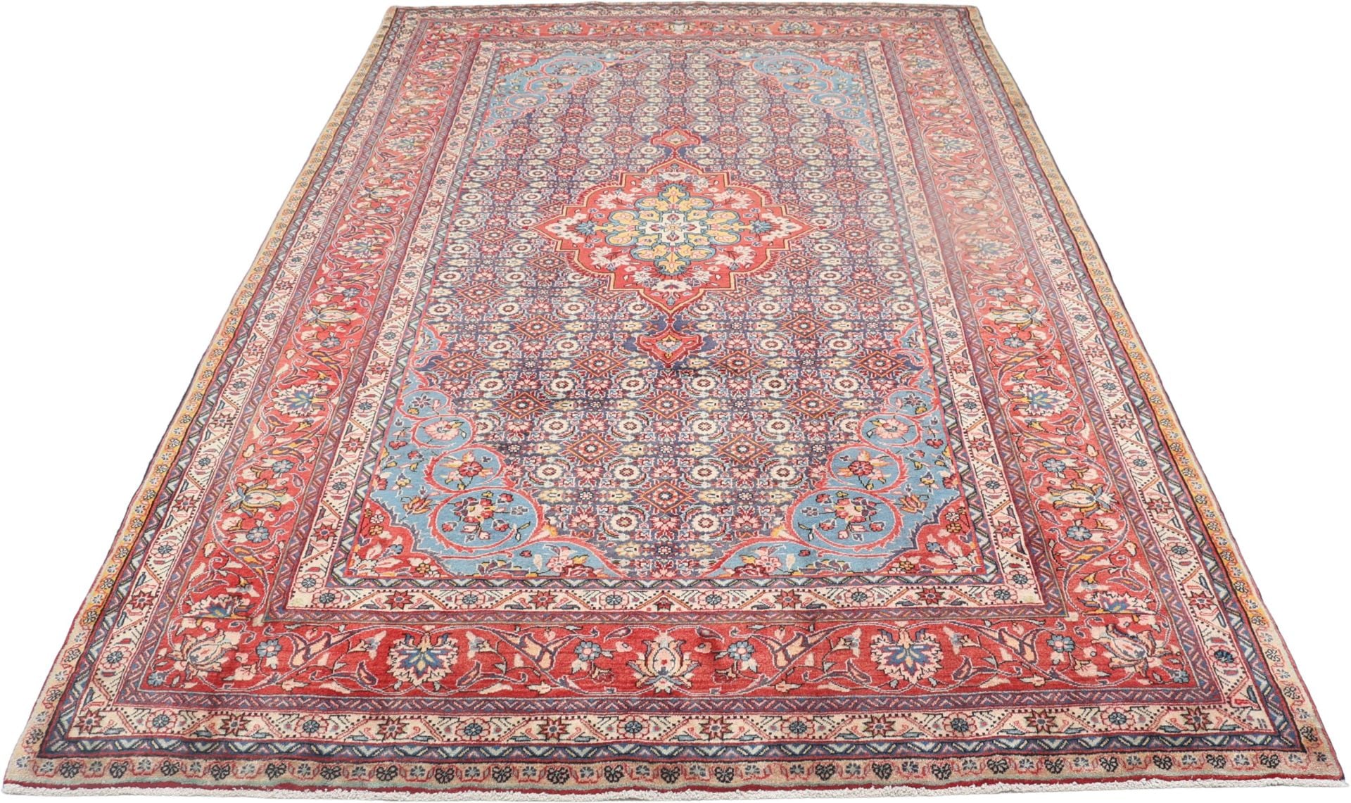 Perserteppich Hamadan 203 x 315 cm Schurwolle handgeknüpft