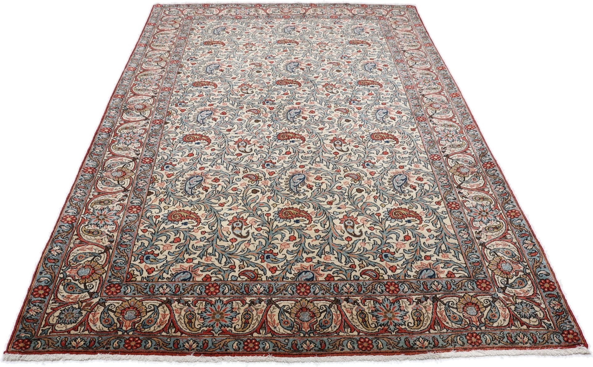 Perserteppich Ghom 138 x 210 cm Schurwolle handgeknüpft