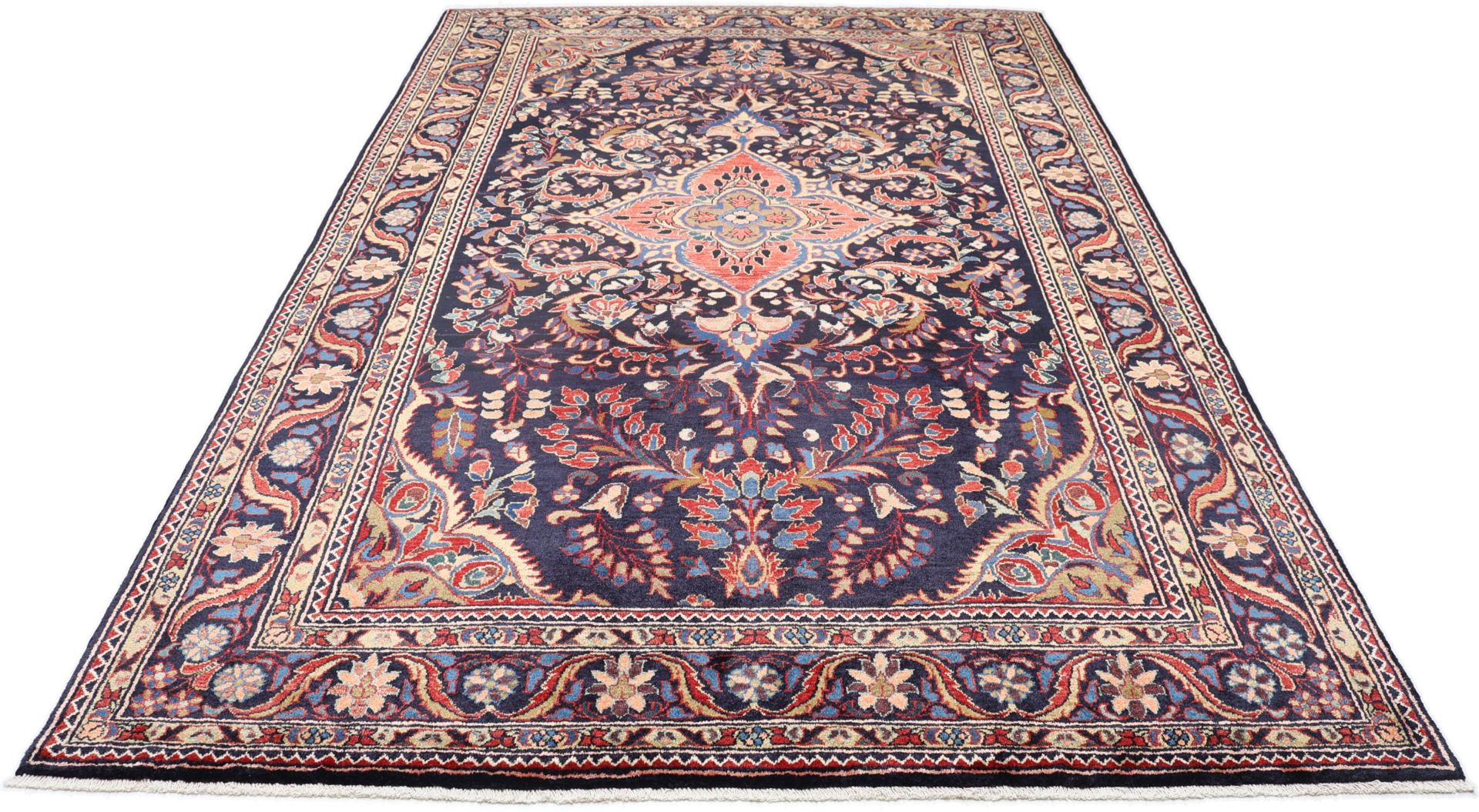 Perserteppich Lilian 220 x 345 cm Schurwolle handgeknüpft antik