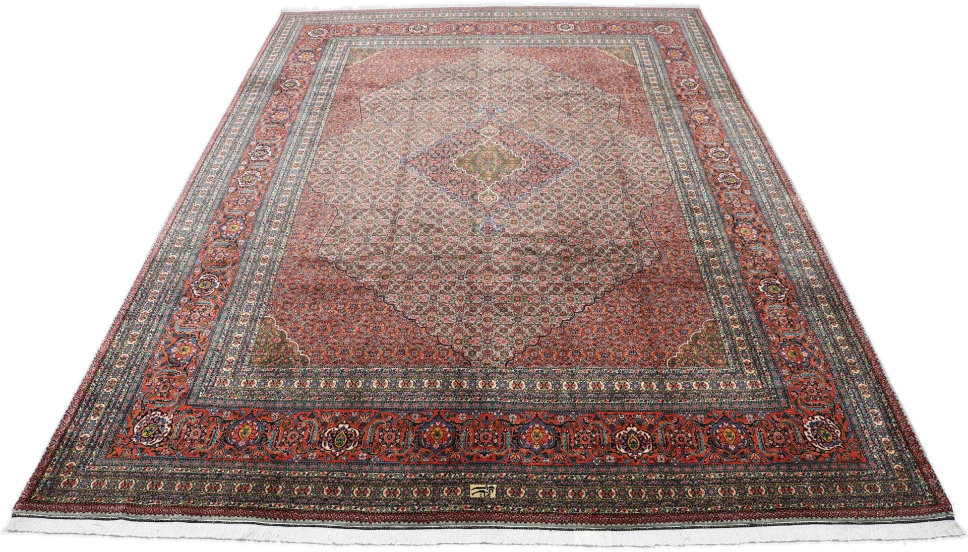 Perserteppich Sarab 259 x 364 cm Schurwolle Handgeknüpft Antik