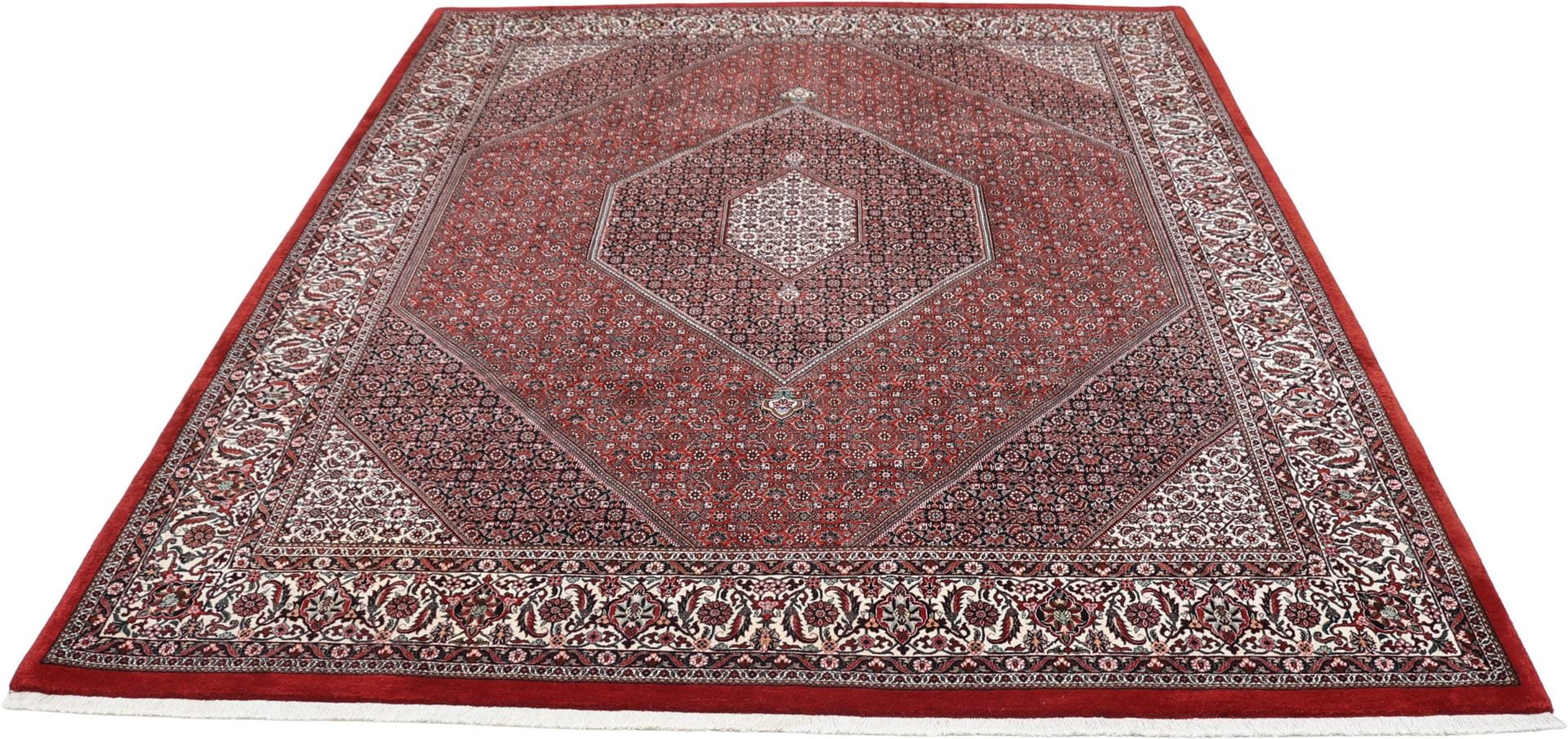 Perserteppich Bidjar 260 x 323 cm Schurwolle Seide handgeknüpft