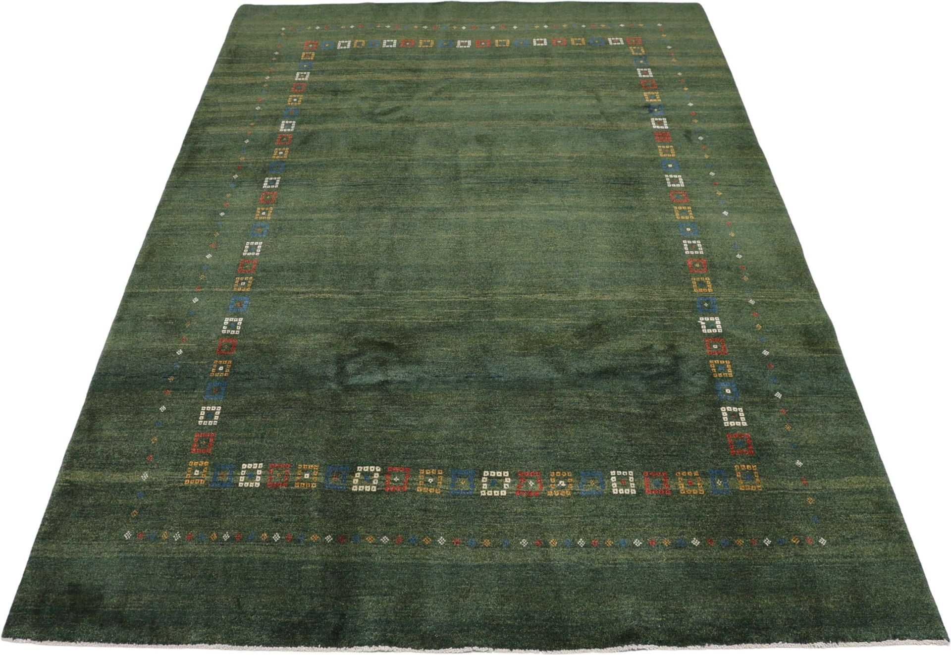 Perserteppich Gabbeh 200 x 290 cm Schurwolle handgeknüpft