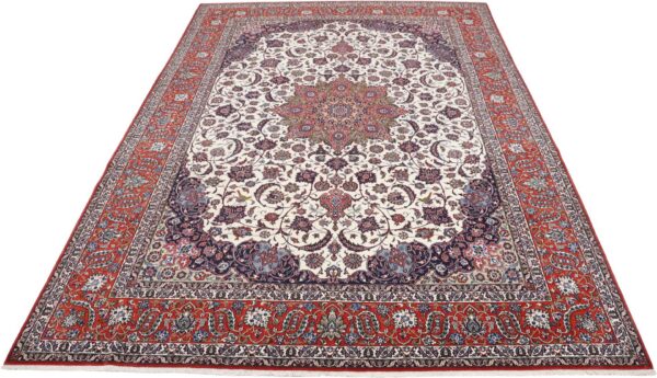 Perserteppich Isfahan 254 x 360 cm Schurwolle handgeknüpft