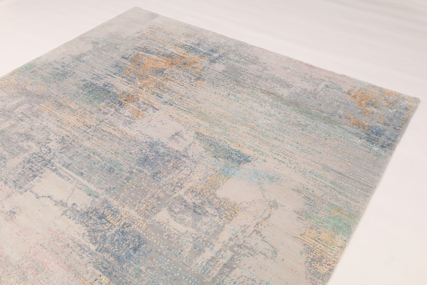Orientteppich Indien 300 x 250 cm Wolle und Seide handgeknüpft