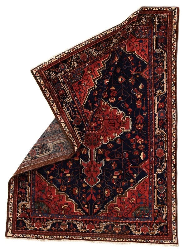 Perserteppich Persien 190 x 137 cm Wolle handgeknüpft antik