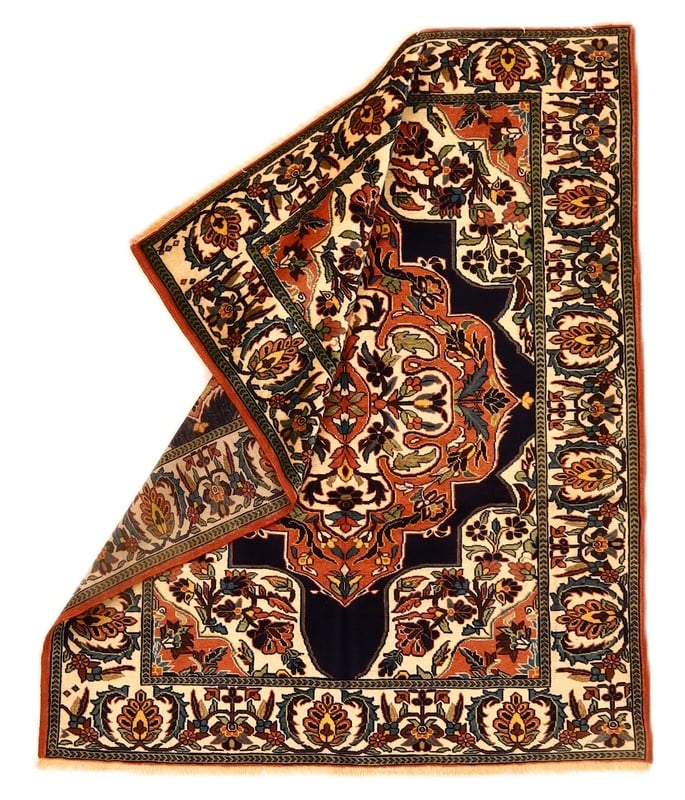 Perserteppich Ghuchan 158 x 129 cm Wolle handgeknüpft Antik