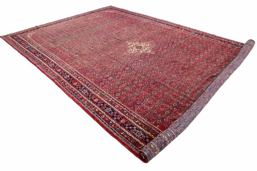 Perserteppich Hosenabad 530 x 344 cm Wolle handgeknüpft antik