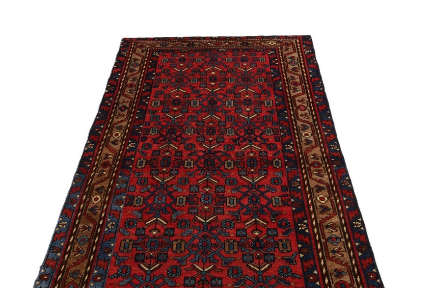 Perserteppich Zanjan 200 x 120 cm Wolle handgeknüpft Antik