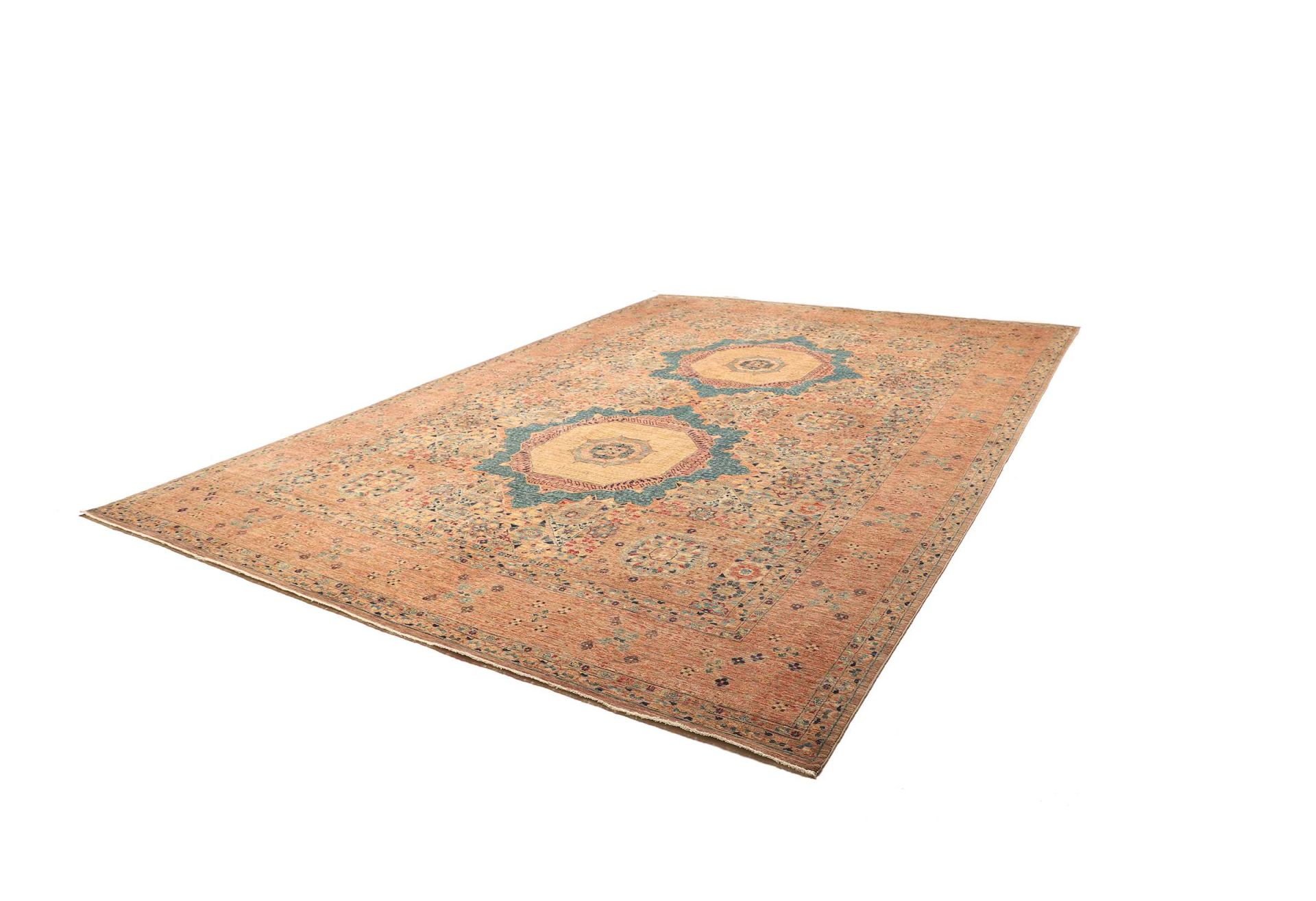 Orientteppich Mamluk 306 x 429 cm Schurwolle handgeknüpft