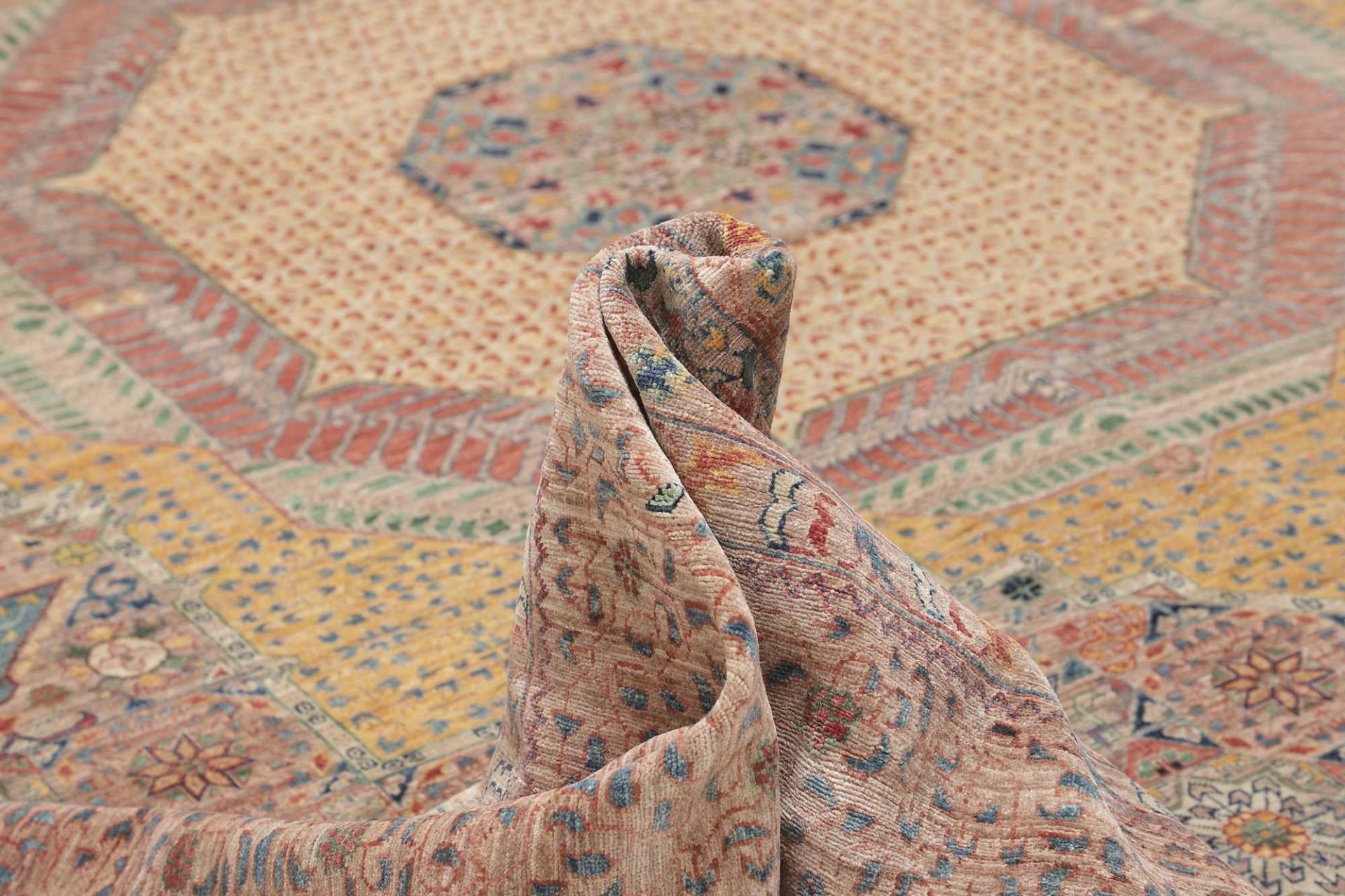 Orientteppich Mamluk 401 x 509 cm Schurwolle handgeknüpft