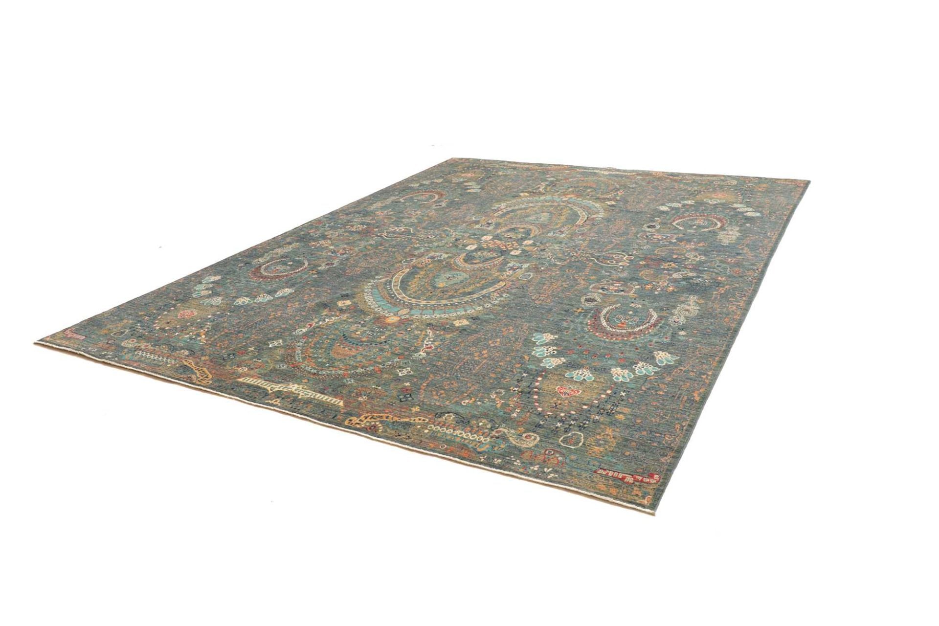 Orientteppich Samarkand 271 x 355 cm Schurwolle handgeknüpft