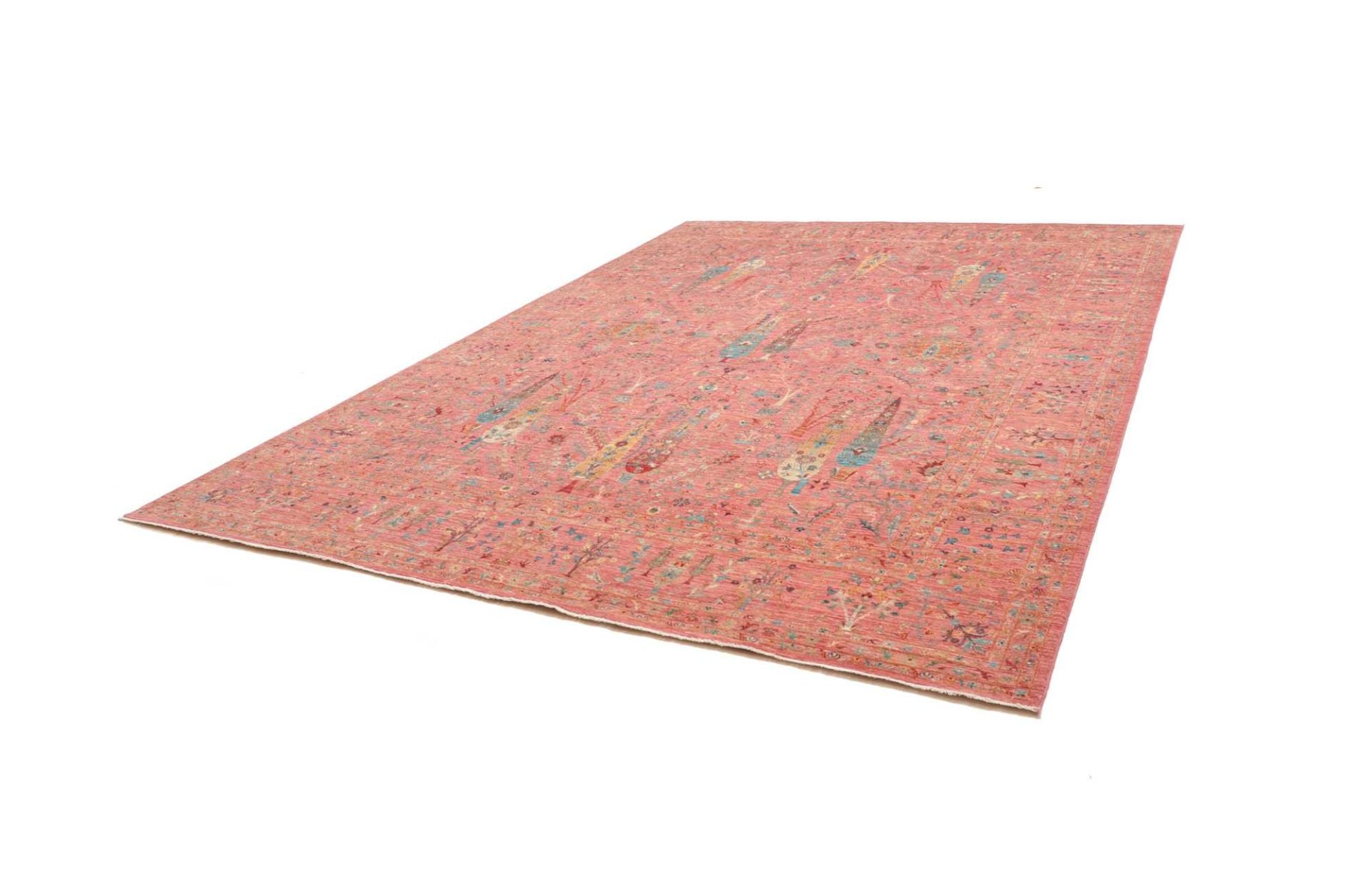 Orientteppich Samarkand 276 x 361 cm Schurwolle handgeknüpft