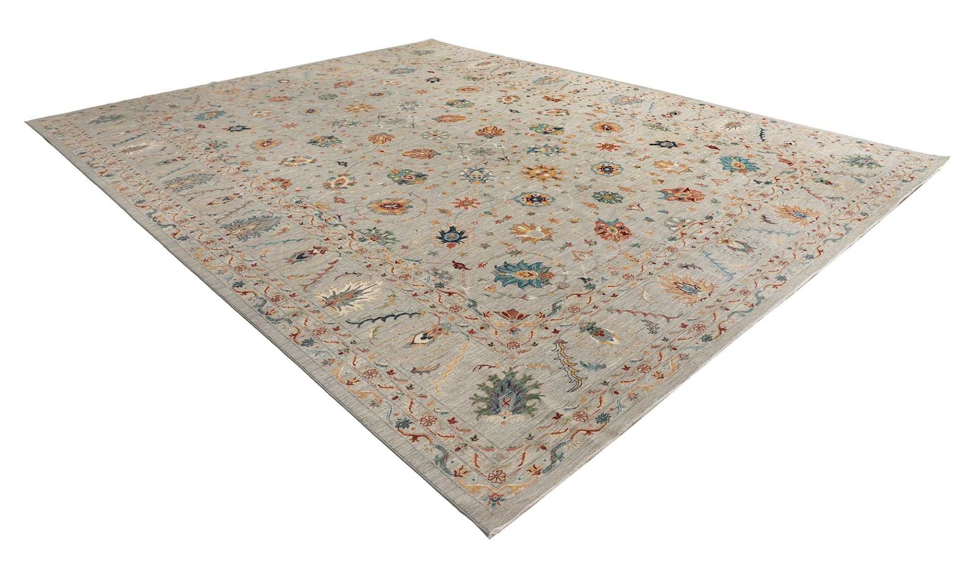 Orientteppich Ziegler 386 x 480 cm Schurwolle handgeknüpft