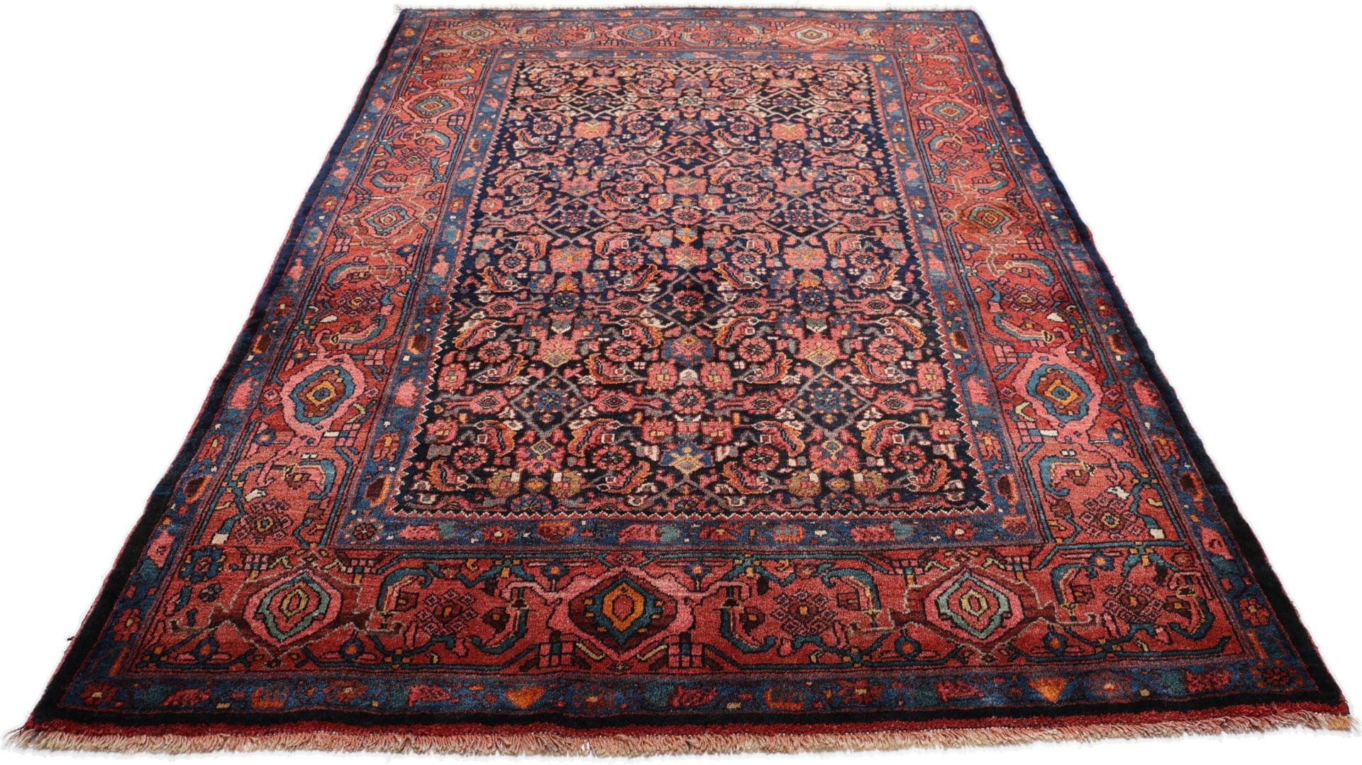 Perserteppich Bidjar 142 x 212 cm Schurwolle Handgeknüpft antik
