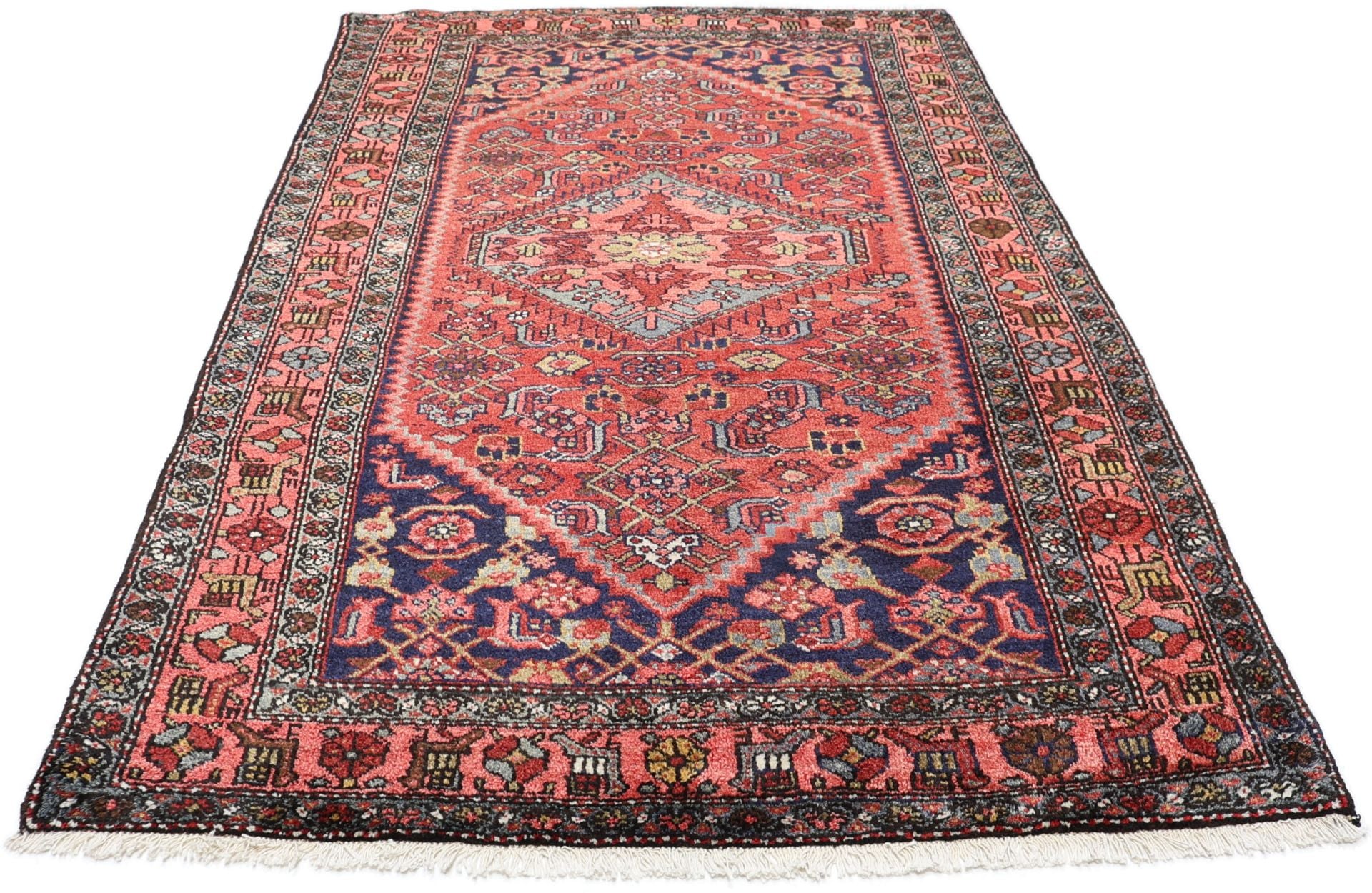 Perserteppich Sandjan 136 x 210 cm Schurwolle handgeknüpft