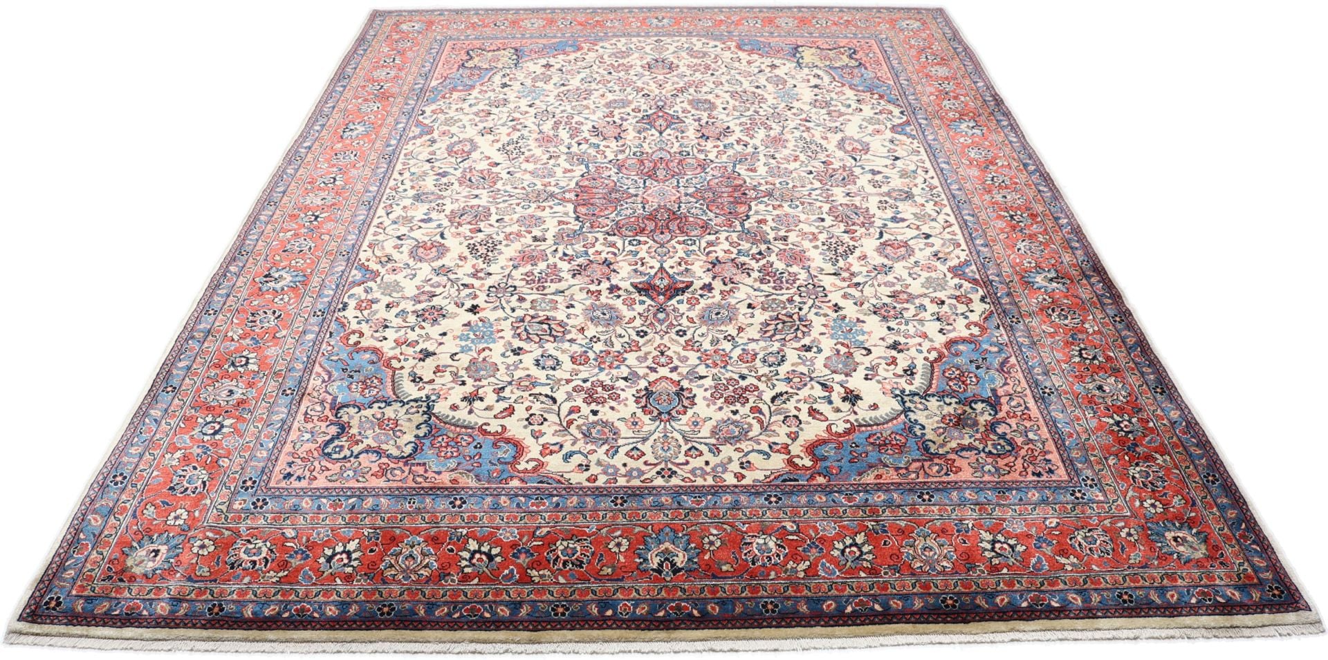 Perserteppich Sarough 270 x 365 cm Schurwolle handgeknüpft