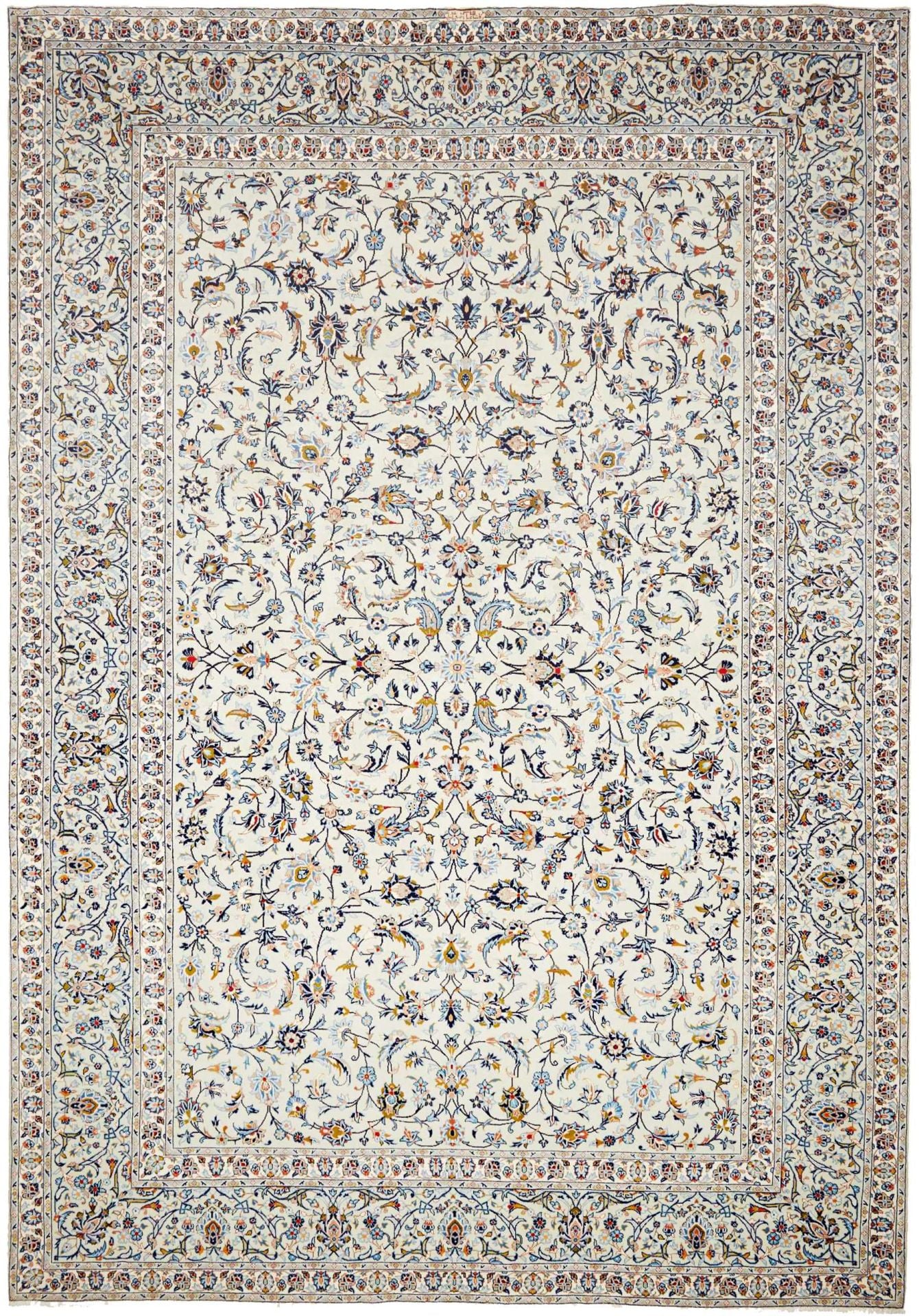 Perserteppich Kashan 311 x 441 cm Schurwolle handgeknüpft