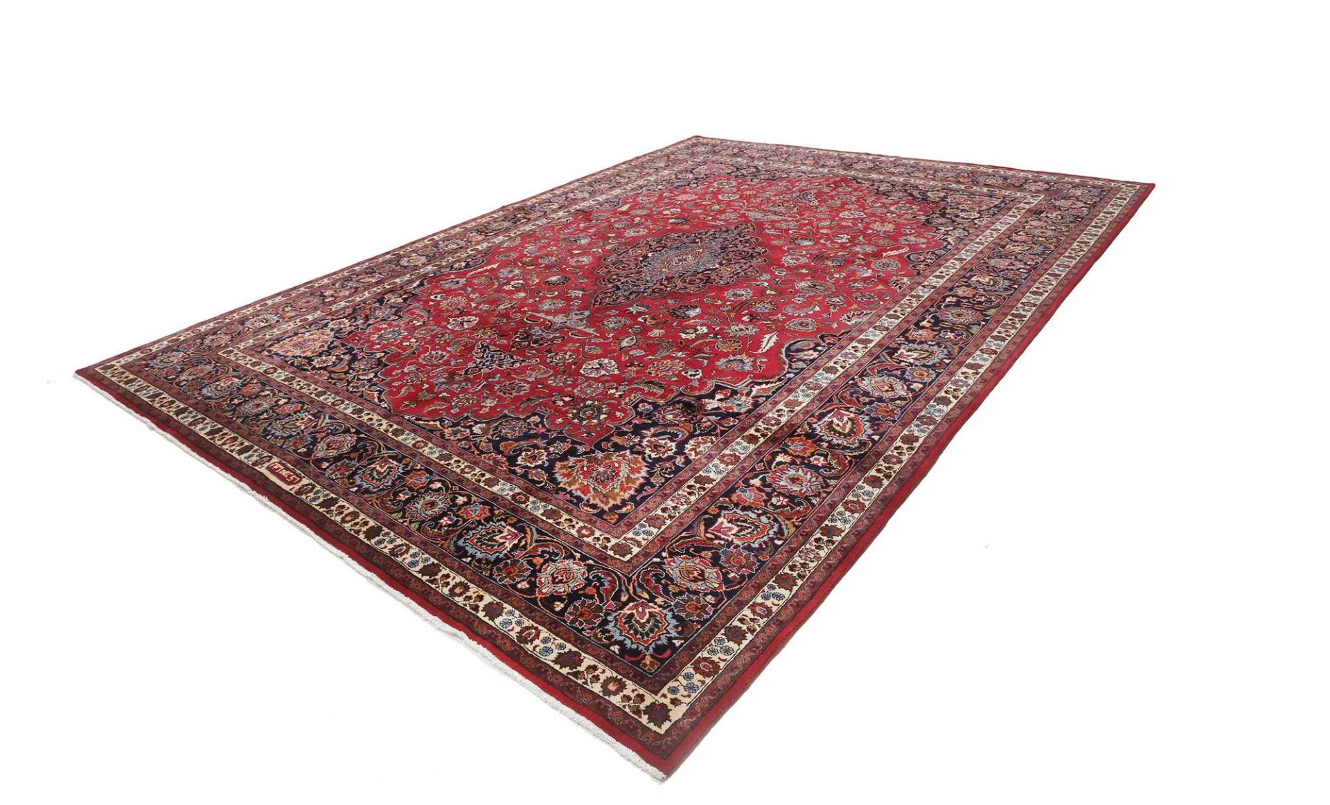 Perserteppich Mashad 348 x 486 cm Schurwolle handgeknüpft