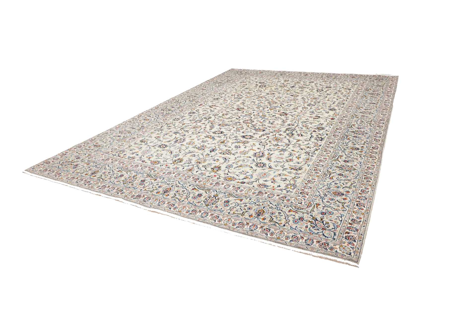 Perserteppich Kashan 311 x 441 cm Schurwolle handgeknüpft