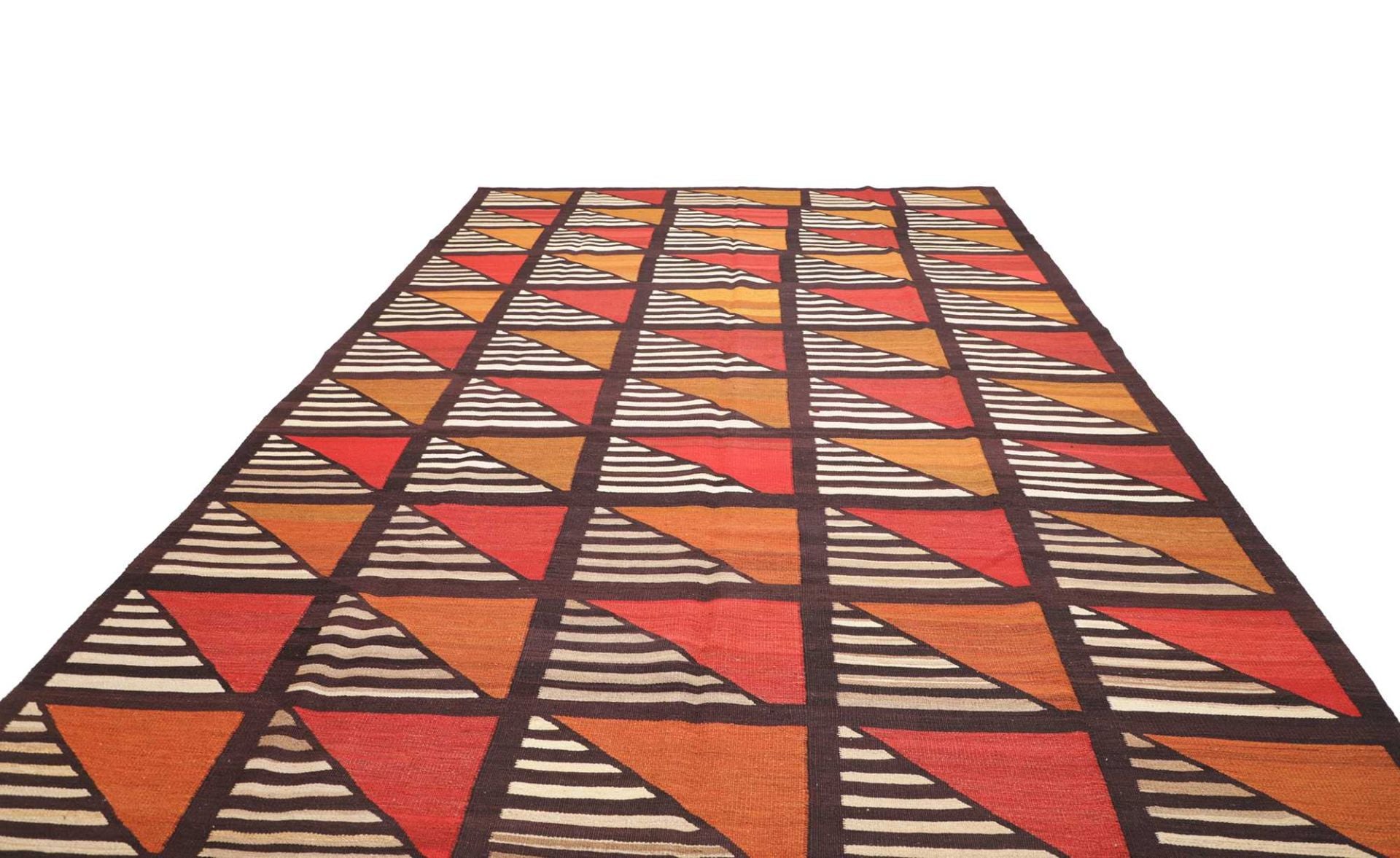 Perserteppich Kelim 302 x 445 cm Schurwolle handgewebt