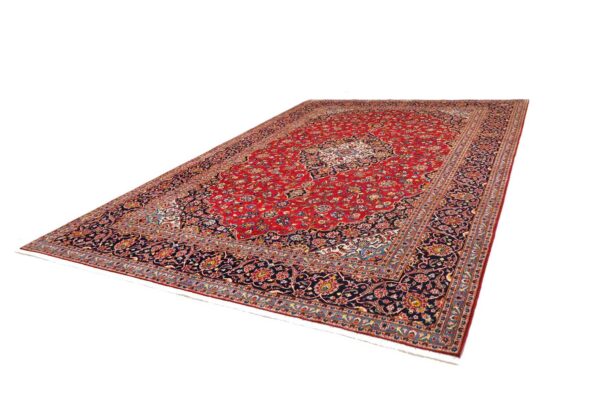 Perserteppich Kashan 301 x 424 cm Schurwolle handgeknüpft