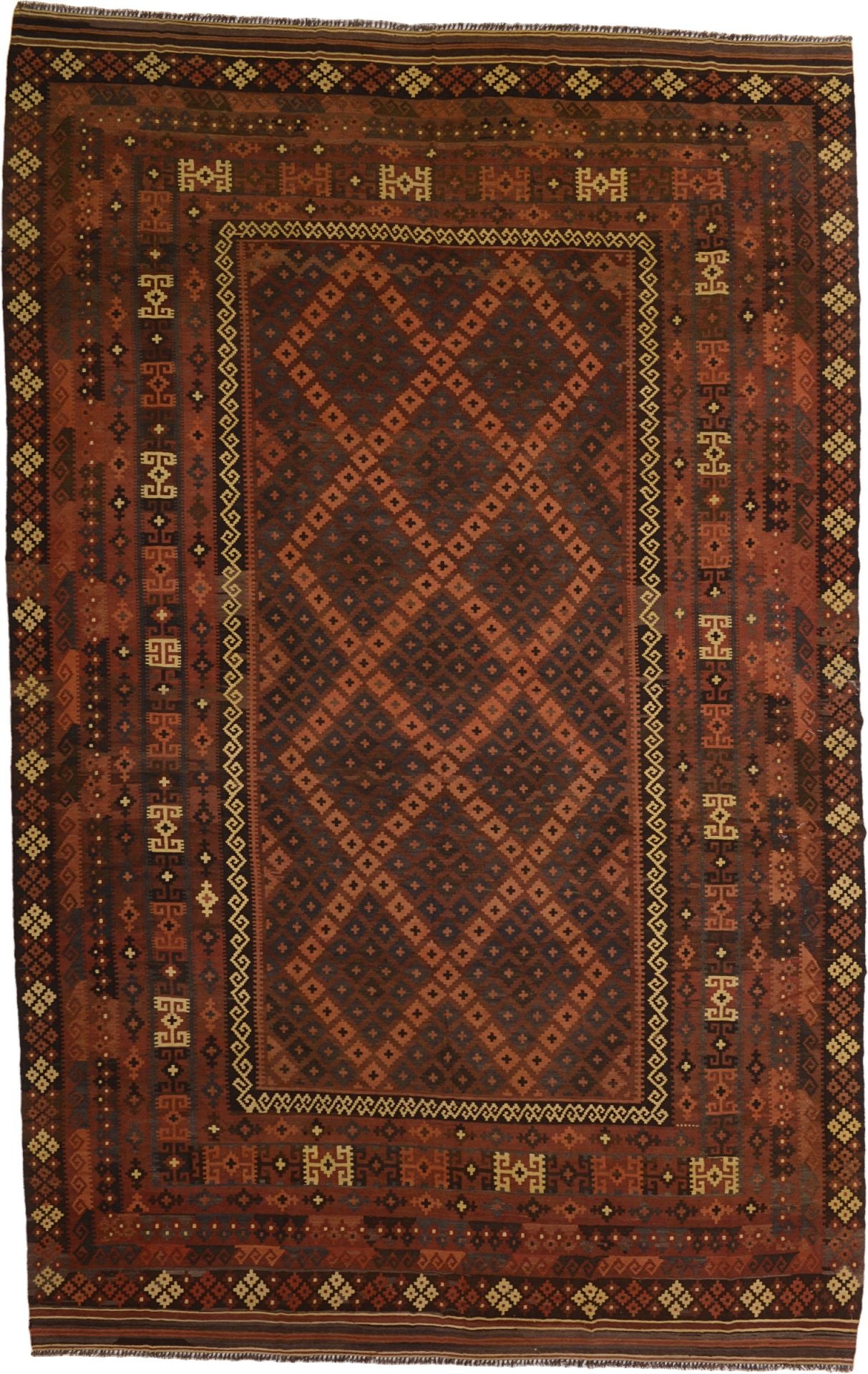 Orientteppich Pakistan Kelim 294 x 456 cm Schurwolle handgewebt