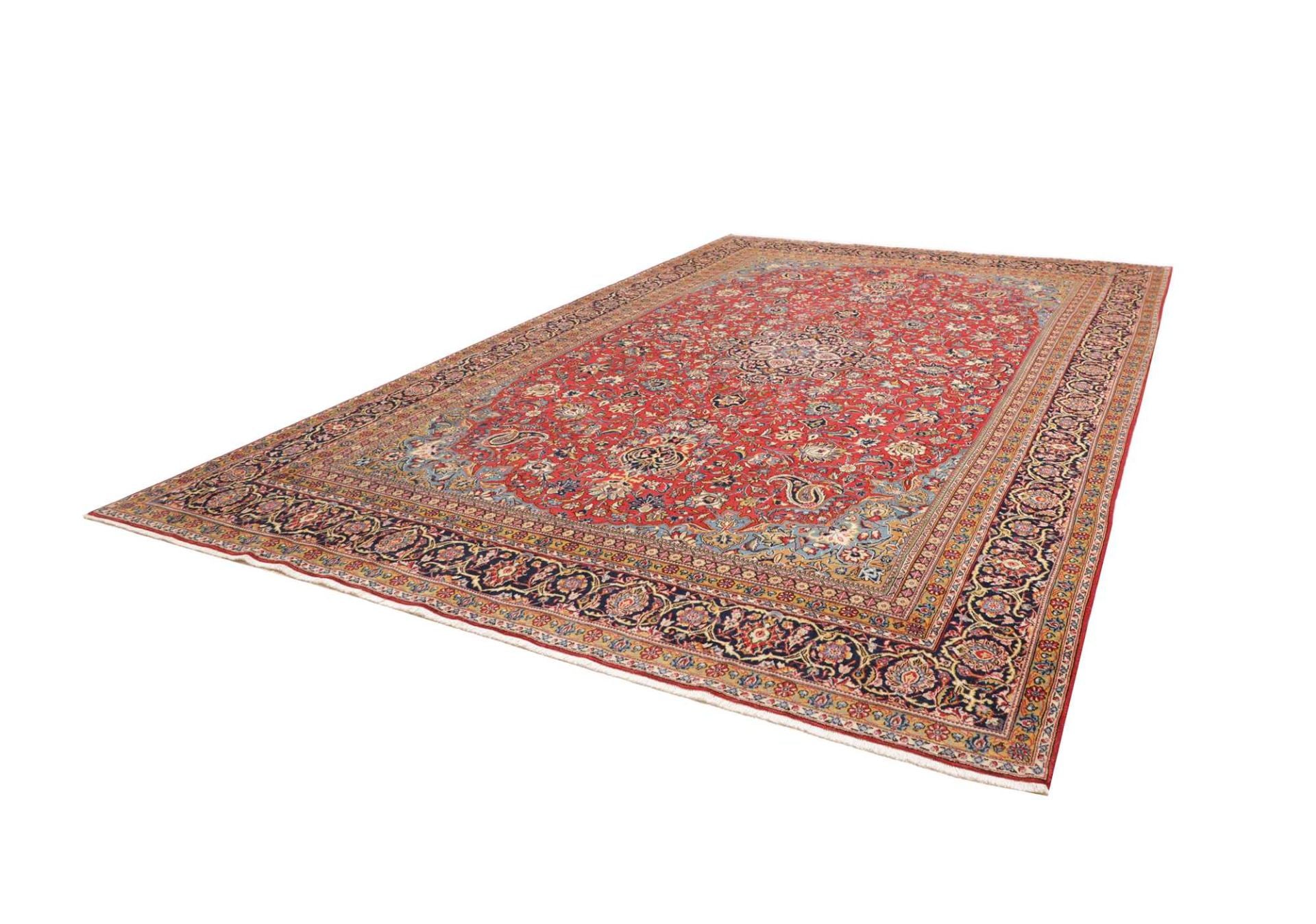 Perserteppich Shiraz 288 x 429 cm Schurwolle handgeknüpft