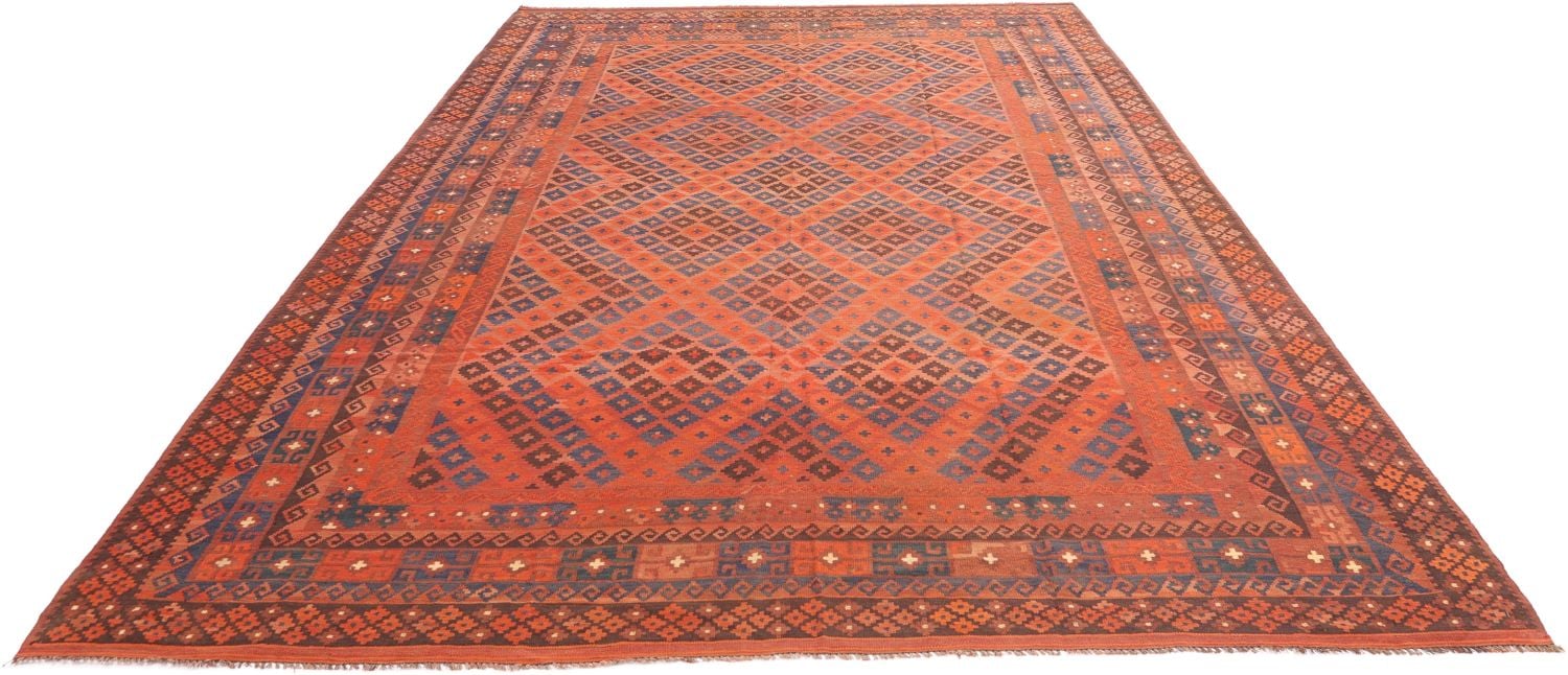 Orientteppich Kelim 288 x 423 cm Schurwolle handgewebt flach
