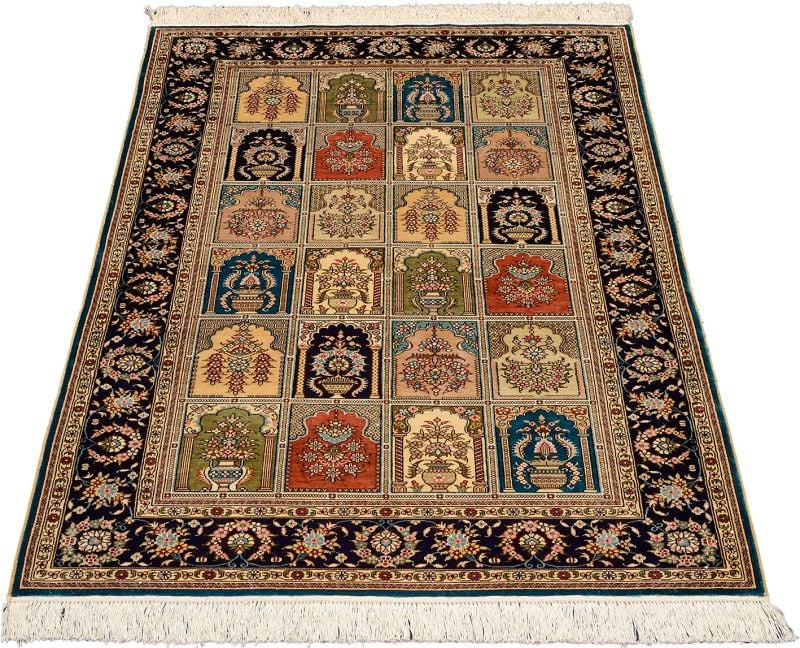 Orientteppich Hereke 95 x 154 cm Seide handgeknüpft