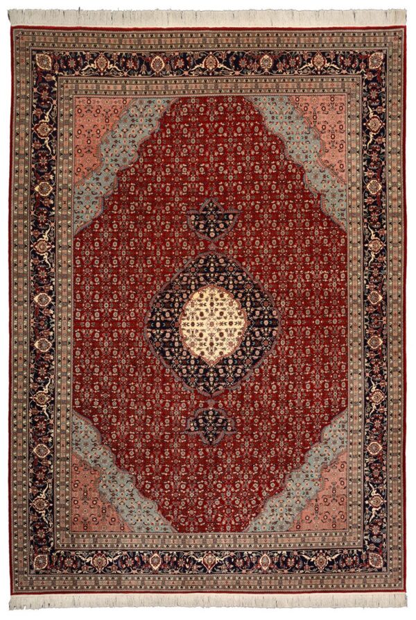 Orientteppich Täbriz 254 x 355 cm Schurwolle handgeknüpft fein