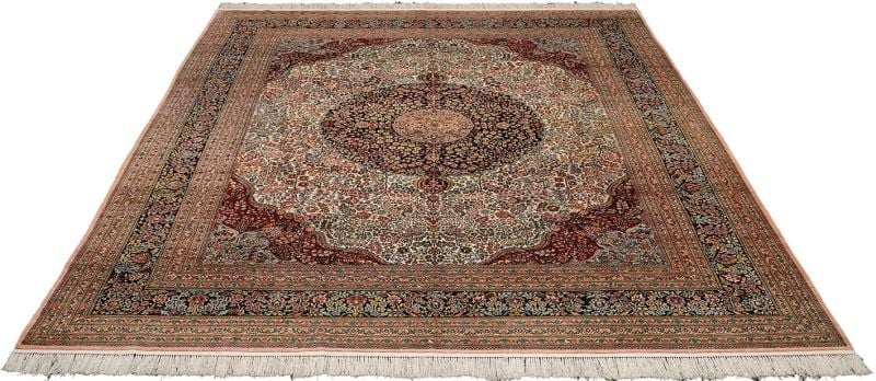 Orientteppich Hereke 246 x 300 cm Seide handgeknüpft