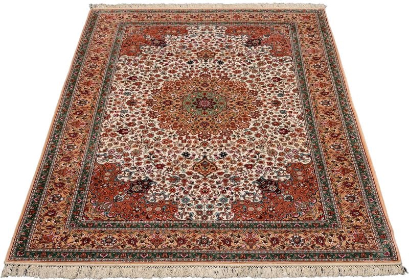 Orientteppich Hereke 128 x 189 cm Seide handgeknüpft exklusiv