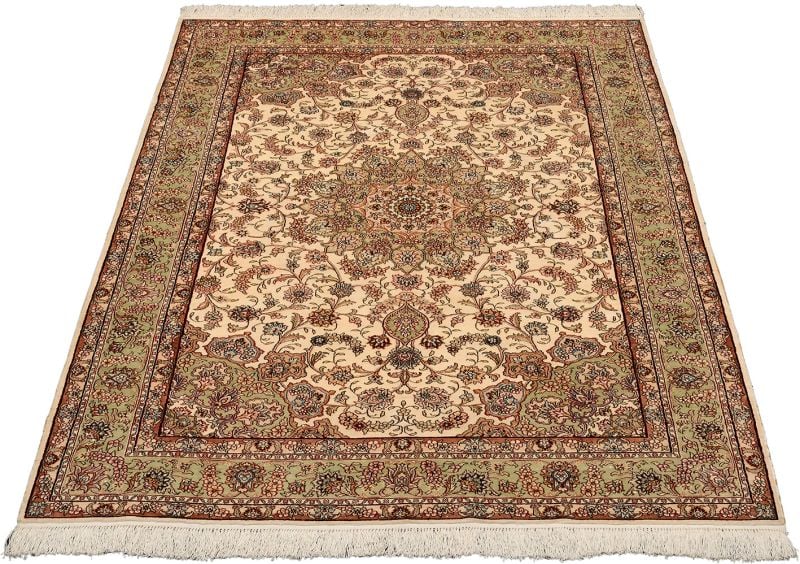 Orientteppich Hereke 123 x 183 cm Seide handgeknüpft