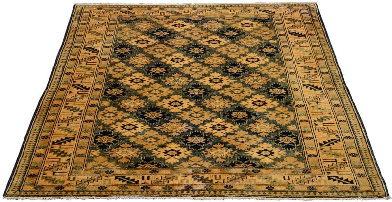 Orientteppich Kazak Shirvan 150 x 190 cm Schurwolle handgeknüpft