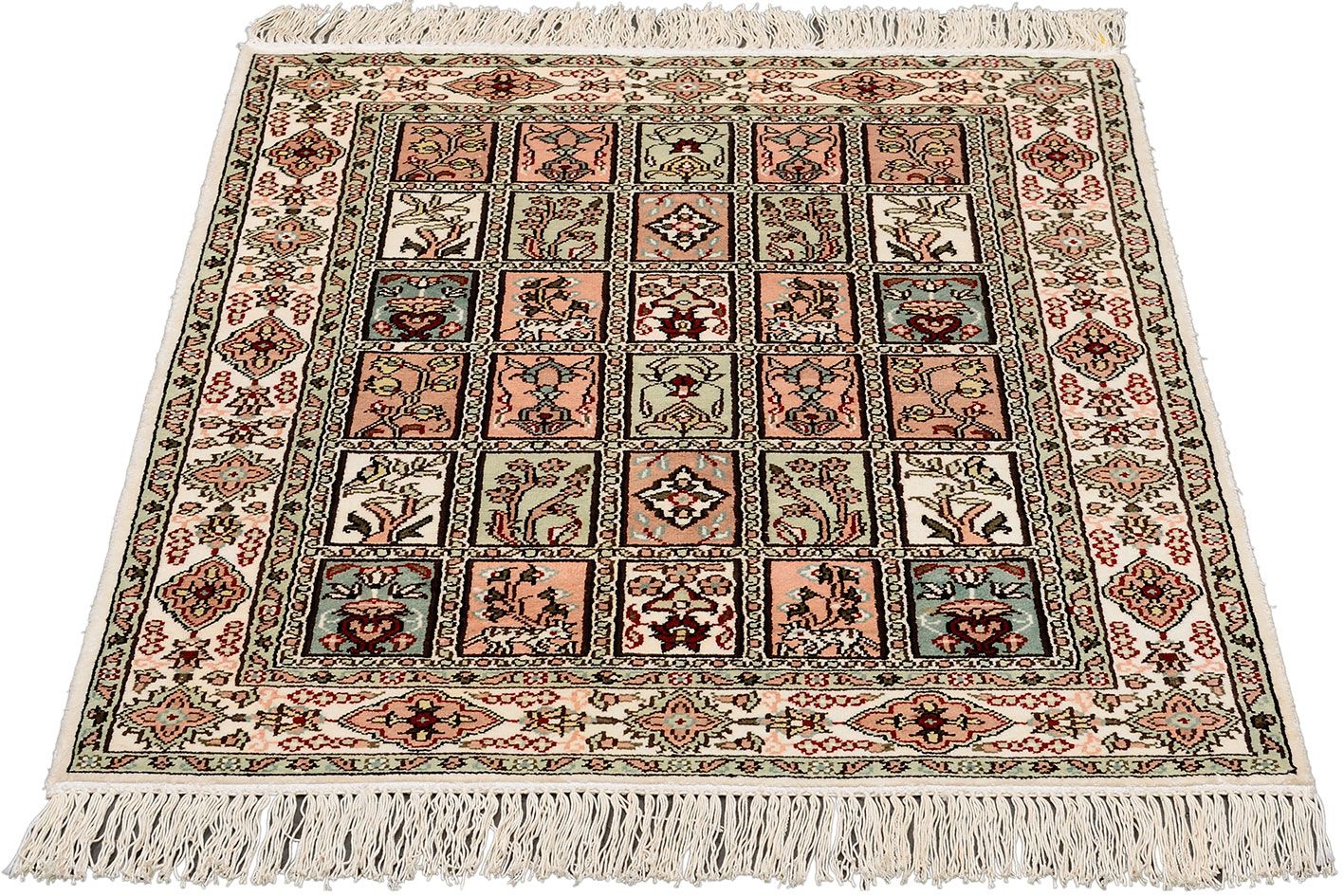 Orientteppich Hereke 61 x 91 cm Seide handgeknüpft