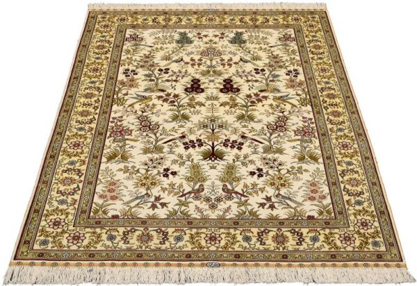 Orientteppich Hereke 126 x 185 cm Seide handgeknüpft